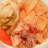 大根と豚肉の煮物